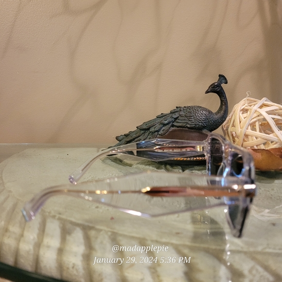 Tiffany & Co. TF4204 Sunglasses Square Clear Studded Luxury Designer MA#708 - Picture 7 of 17